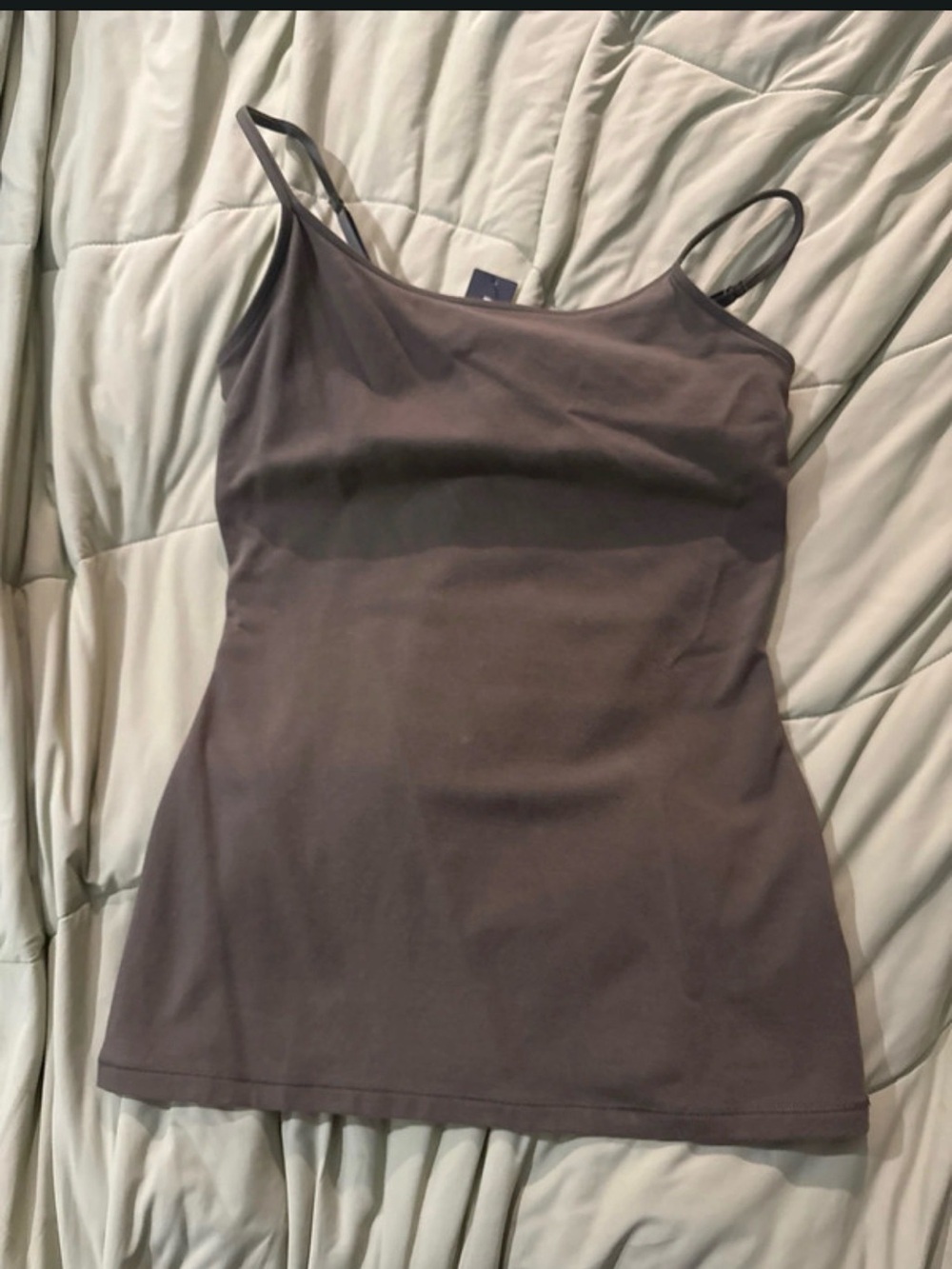 Express Gray Spaghetti Strap Camisole